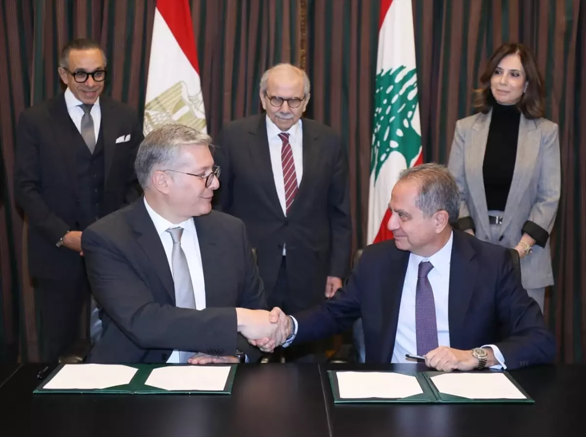 Lübnan, elektrik üretiminde ihtiyaç duyduğu doğal gaz için Mısır'la mutabakat zaptı imzaladı