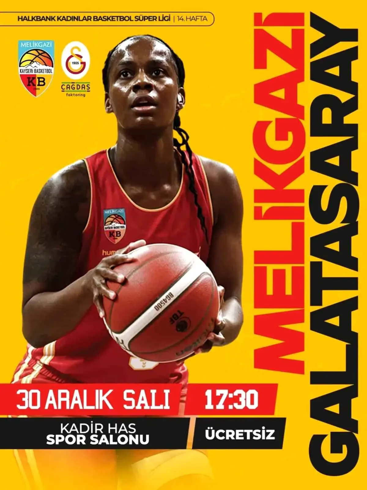 Melikgazi Basketbol 2025'in son maçında Galatasaray'ı konuk edecek