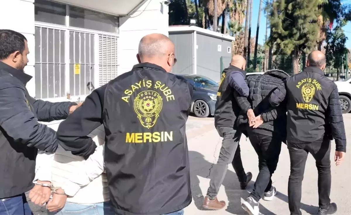 Mersin'de kurşunlama ve yaralama olaylarına karışan şüpheliler yakalandı