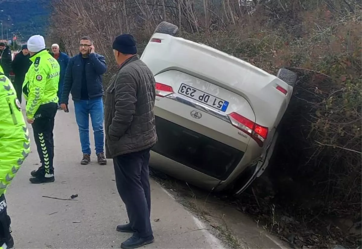 Otomobil takla attı: 1 yaralı