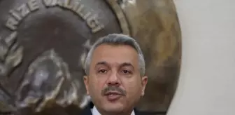 Rize Valisi Baydaş, yıllık asayiş ve güvenlik verilerini paylaştı