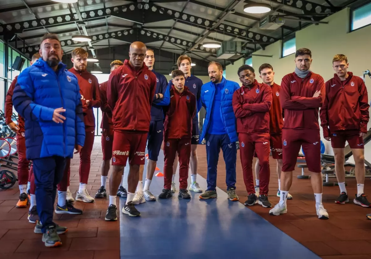 Trabzonspor, Süper Kupa mesaisinde kuvvet çalıştı