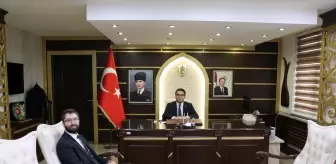 Yeşilay'dan Asarcık Kaymakamı Ahmet Tayyip Korkmaz'a ziyaret