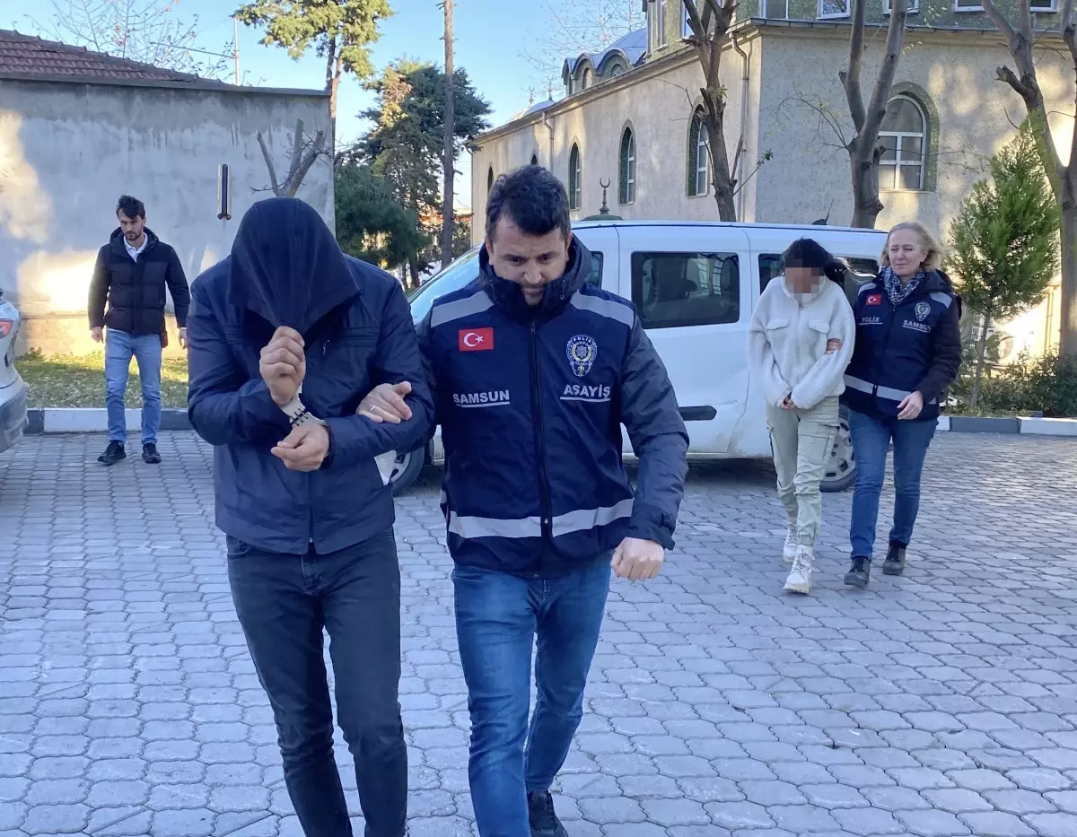 Samsun'da Evden Televizyon Çalan Şüpheliler Yakalandı