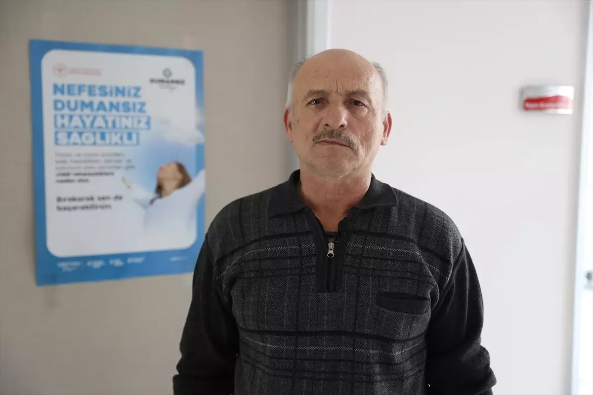 53 yıllık sigara bağımlılığından tedaviyle kurtuldu