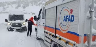 AFAD'dan 27-29 Aralık'ta kar yağışının etkili olduğu bölgelerdeki çalışmalara ilişkin açıklama Açıklaması