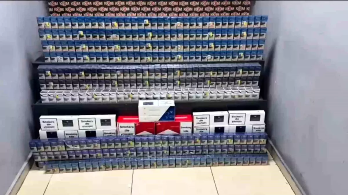 Ağrı'da 2 bin paket kaçak sigara ele geçirildi