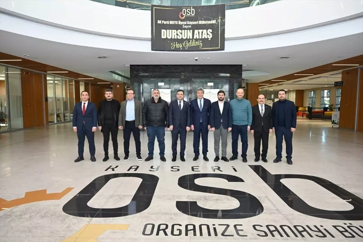 AK Parti Kayseri Milletvekili Ataş, Kayseri OSB Yönetim Kurulu Toplantısı'na katıldı