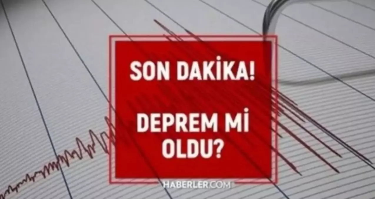 Bursa'da deprem mi oldu? SON DAKİKA! 30 Aralık Bursa'da az önce nerede, kaç şiddetinde deprem oldu?