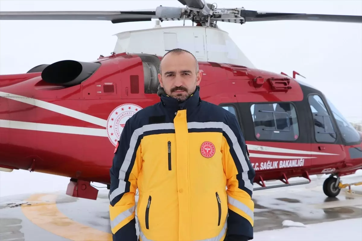 "Dadaş 25 Hava Ambulansı" bu yıl 733 acil hastaya "Hızır" gibi yetişti