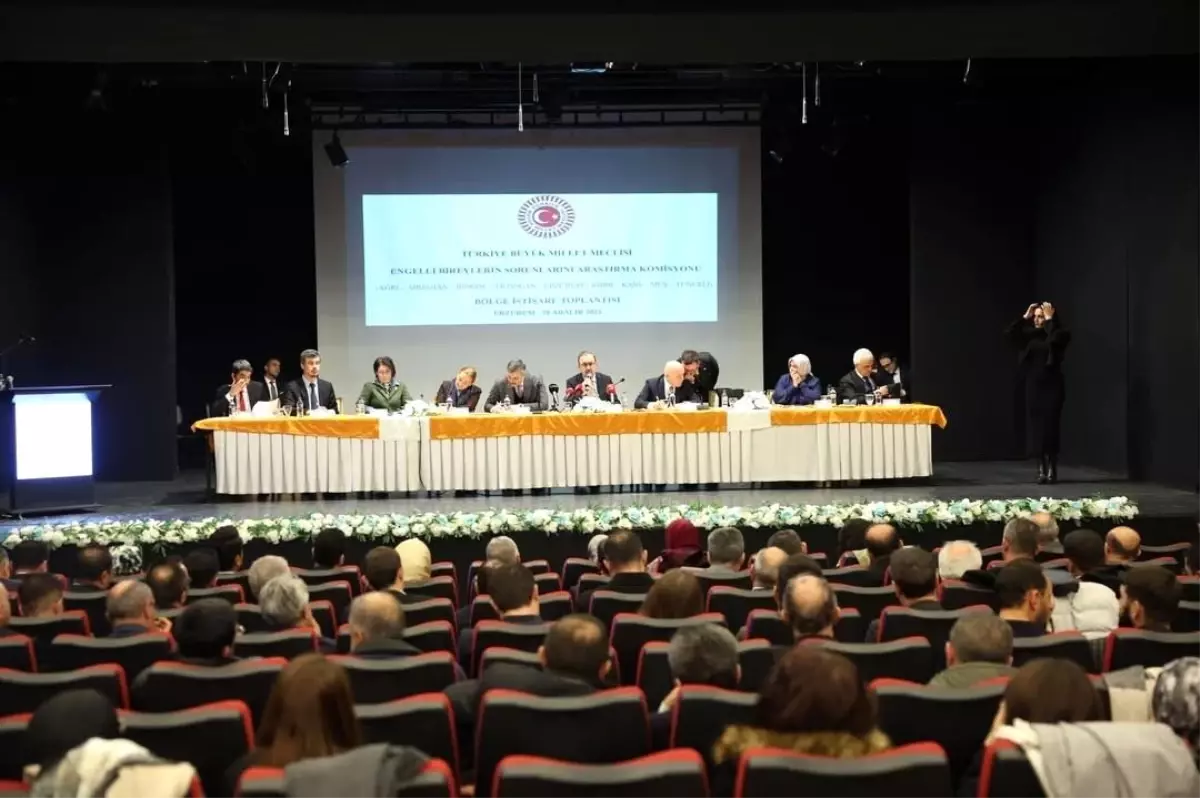 Engelli bireylerin sorunları Erzurum'da konuşuldu