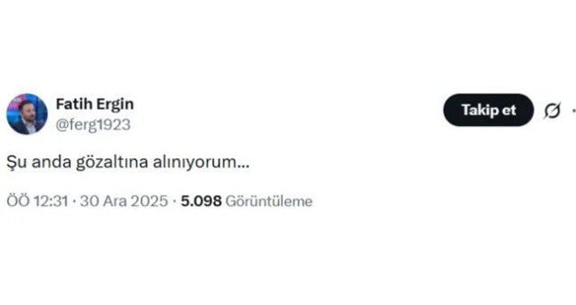 Fatih Ergin kimdir, neden gözaltına alındı? Gazeteci Fatih Ergin kaç yaşında, nereli?