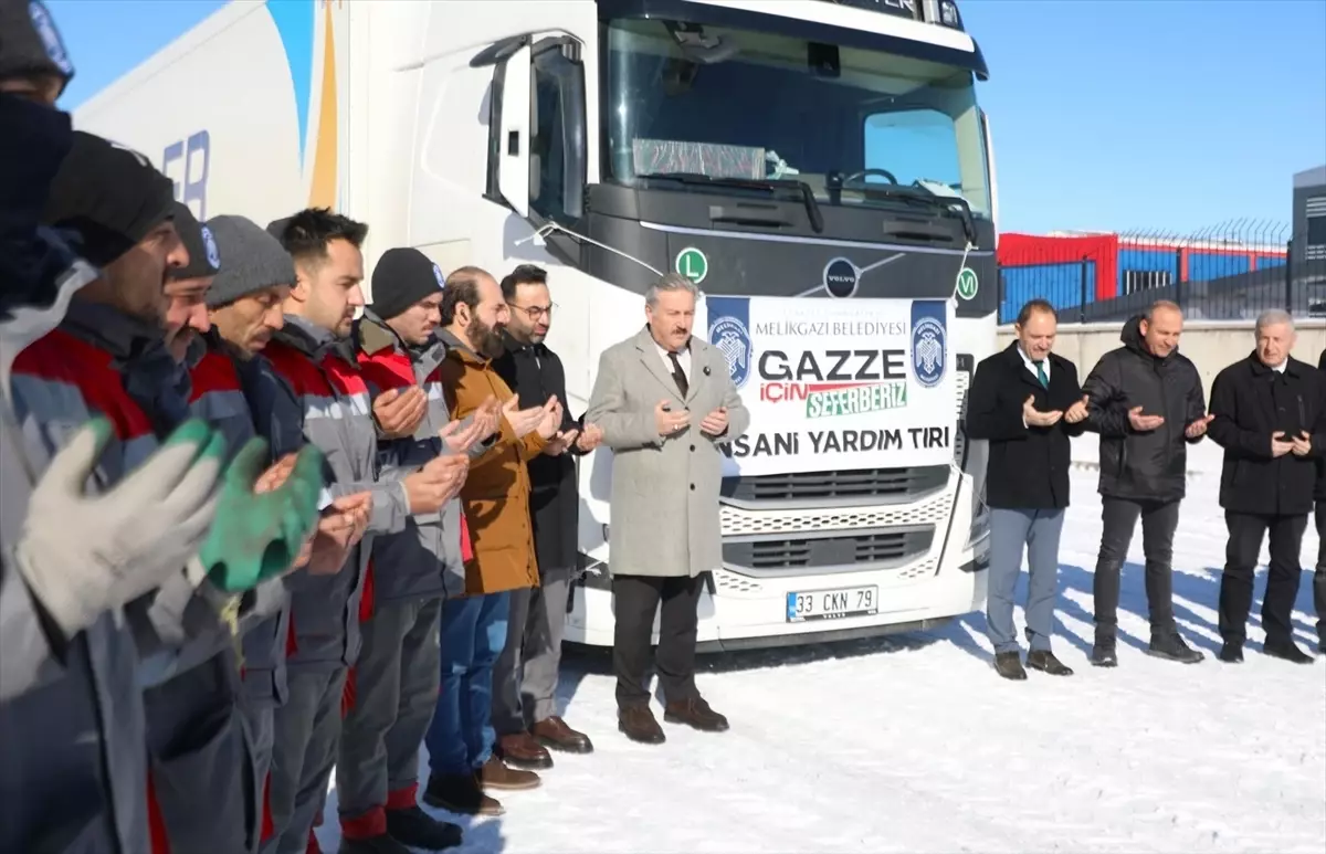 Kayseri'den Gazze'ye yardım tırı gönderildi