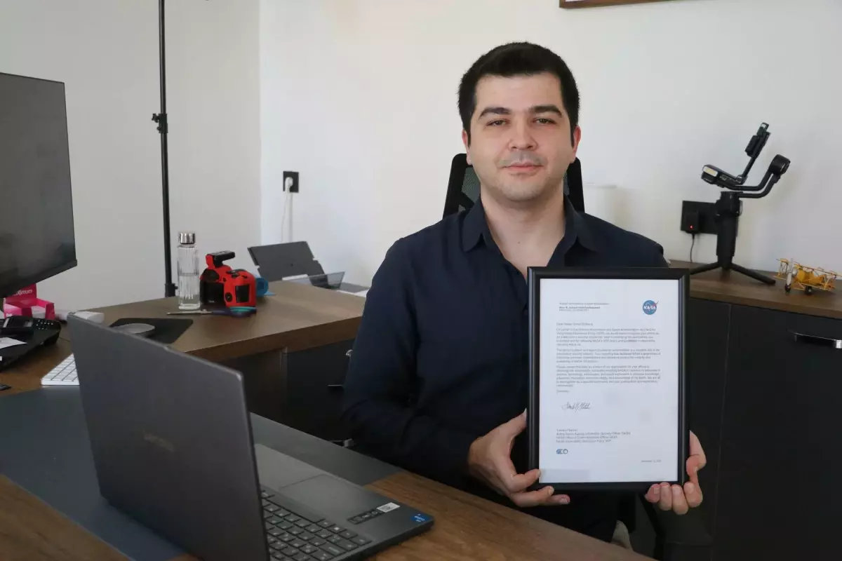 NASA'dan 4 güvenlik açığını bulan Denizlili Hasan'a teşekkür mektubu