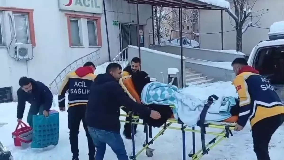 Sancısı tutan hamile kadın için ekipler seferber oldu