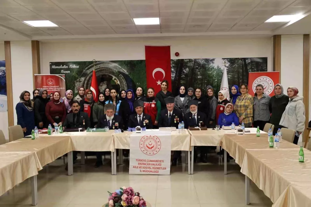 Şehit yakınları ve gaziler, Erzincan Kız Yurdu öğrencileriyle buluştu