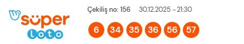 Süper Loto sonuçları açıklandı! 30 Aralık Çarşamba Süper Loto kazanan numaralar neler? Süper Loto sonuçlarına ne zaman, nereden bakılır?