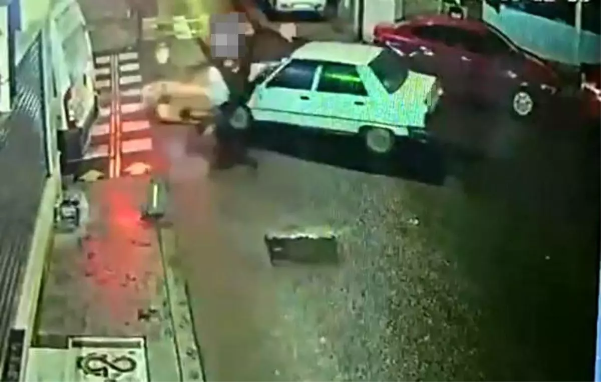 Tekirdağ'da feci kaza kamerada