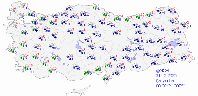 The governorship has set a date! It will snow in 19 districts of Istanbul