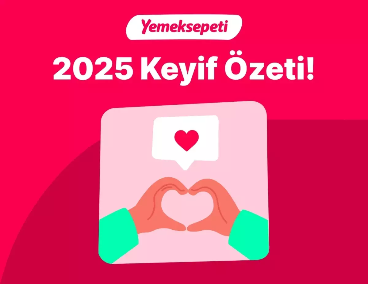 Yemeksepeti, 2025 sipariş özetini açıkladı