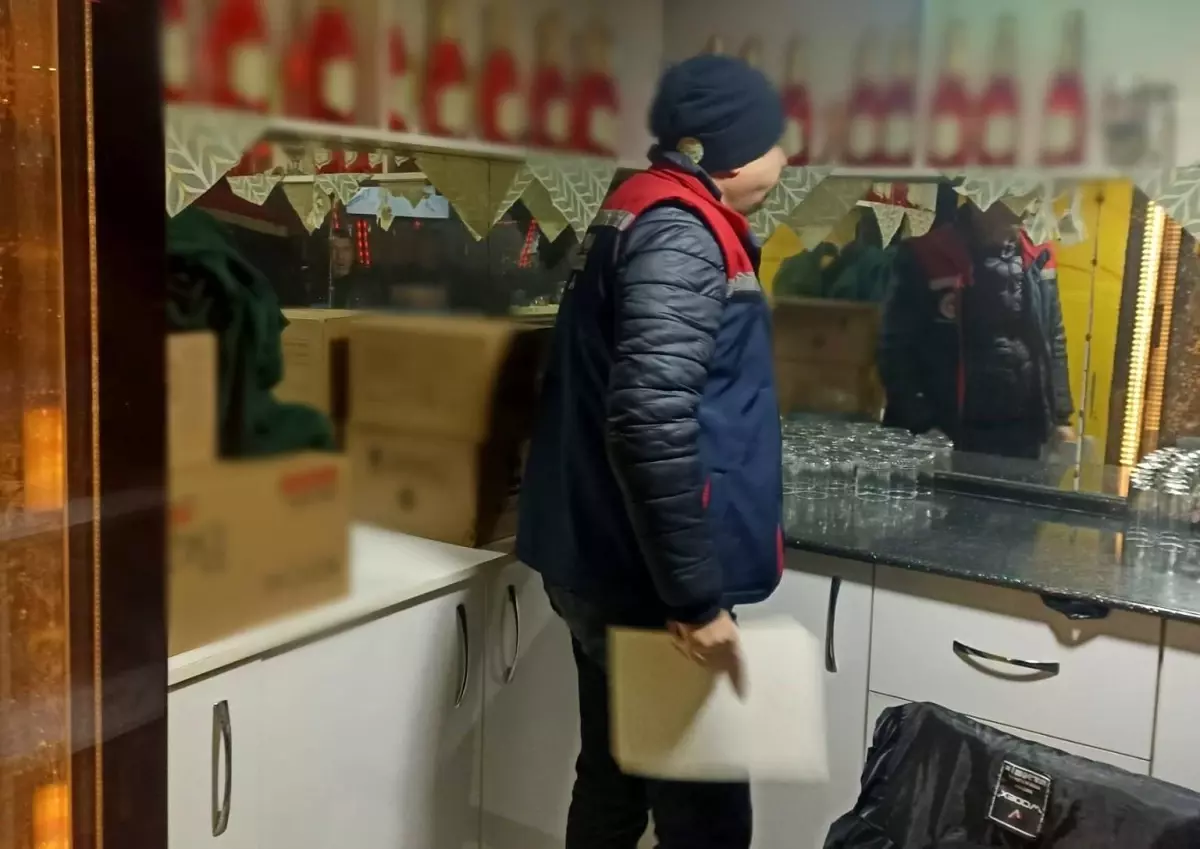 Yılbaşı öncesi Bozdoğan'da umuma açık eğlence yerleri denetlendi