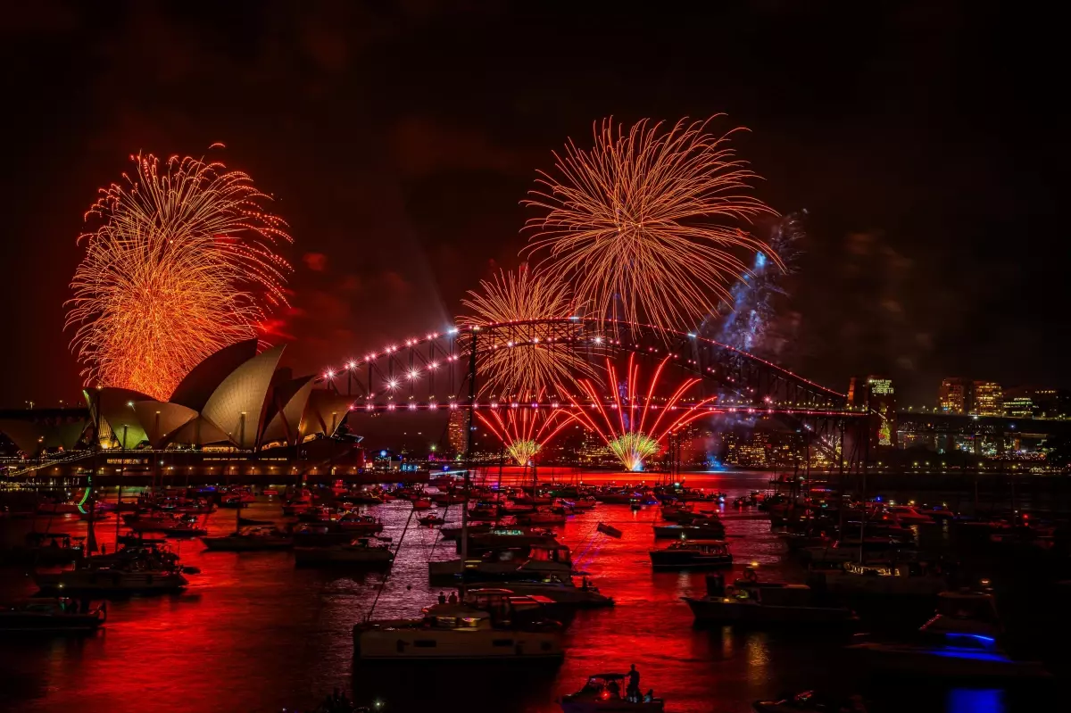 Avustralya yeni yıla girdi
