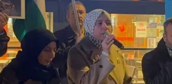 Başakşehir Direniş Grubu'ndan 'Gazze için 66. gün nöbetteyiz' eylemi