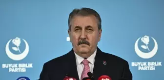 BBP Genel Başkanı Destici, basın toplantısı düzenledi Açıklaması