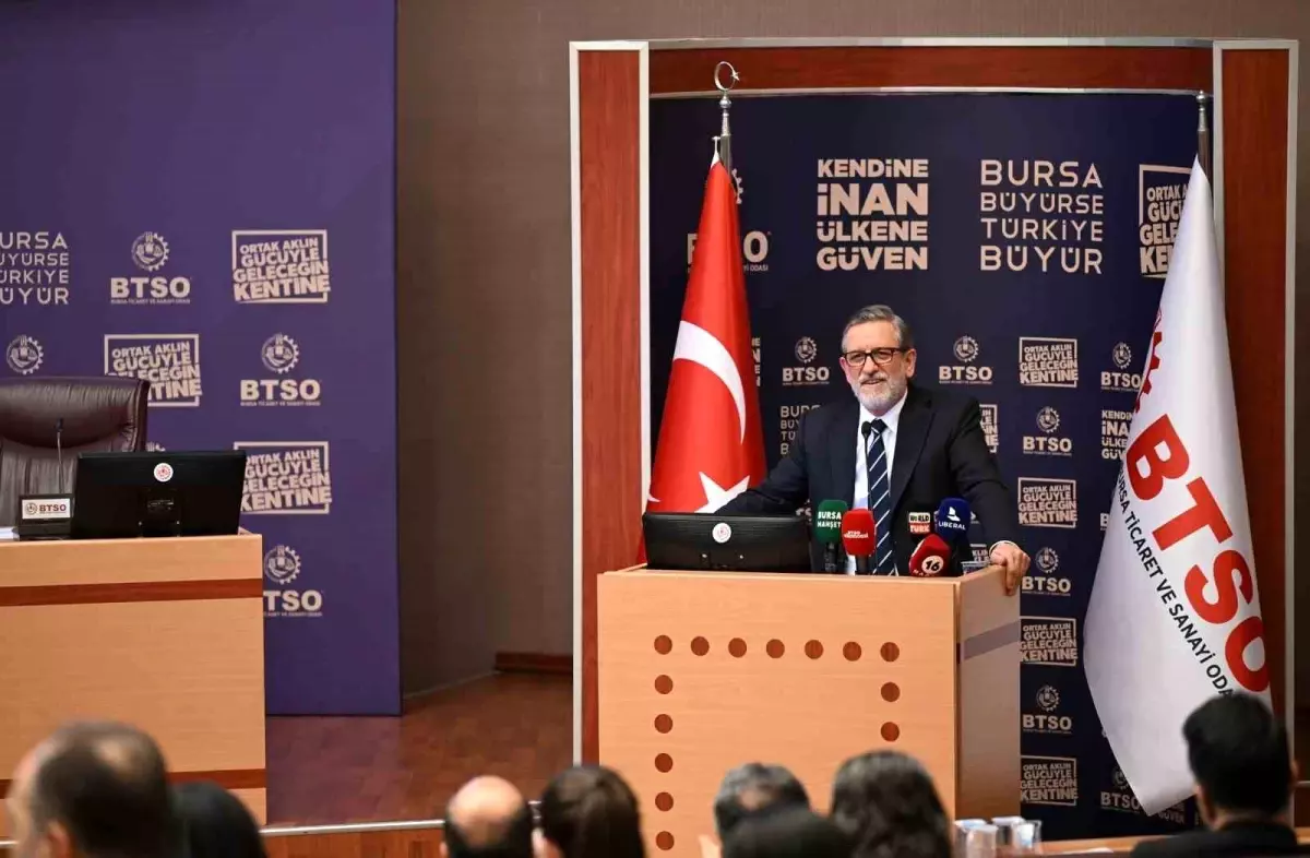BTSO Başkanı İbrahim Burkay 2030 vizyonunu açıkladı