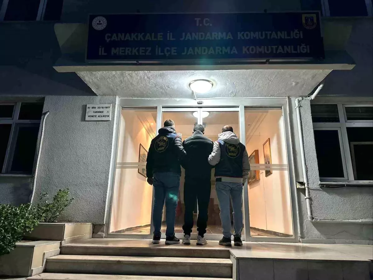Çanakkale'de kesinleşmiş hapis cezası olan 9 şüpheli yakalandı