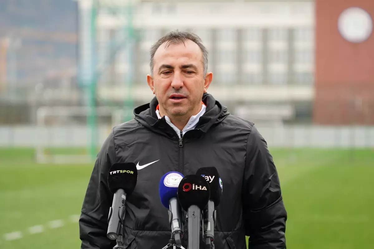 Çaykur Rizespor Teknik Direktörü Uçar: Zor bir ikinci yarı bizi bekliyor