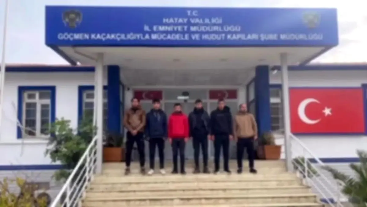 Hatay'da araçta 6 kaçak göçmen yakalandı