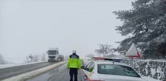 Havza'da kar yağışı etkili oluyor