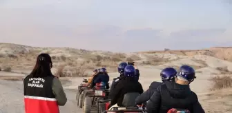 Kapadokya'da yeni yıl öncesi safari tur faaliyeti yürüten acentalar denetlendi