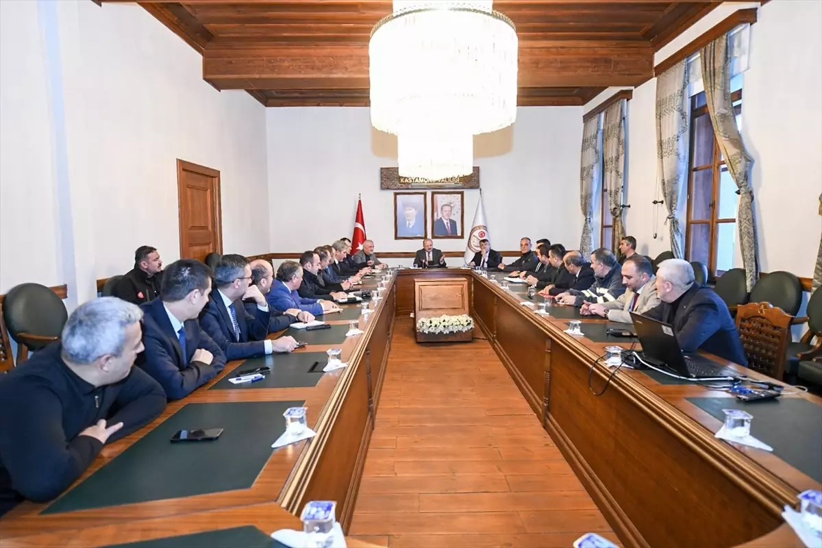 Kastamonu'da kış tedbirleri değerlendirildi