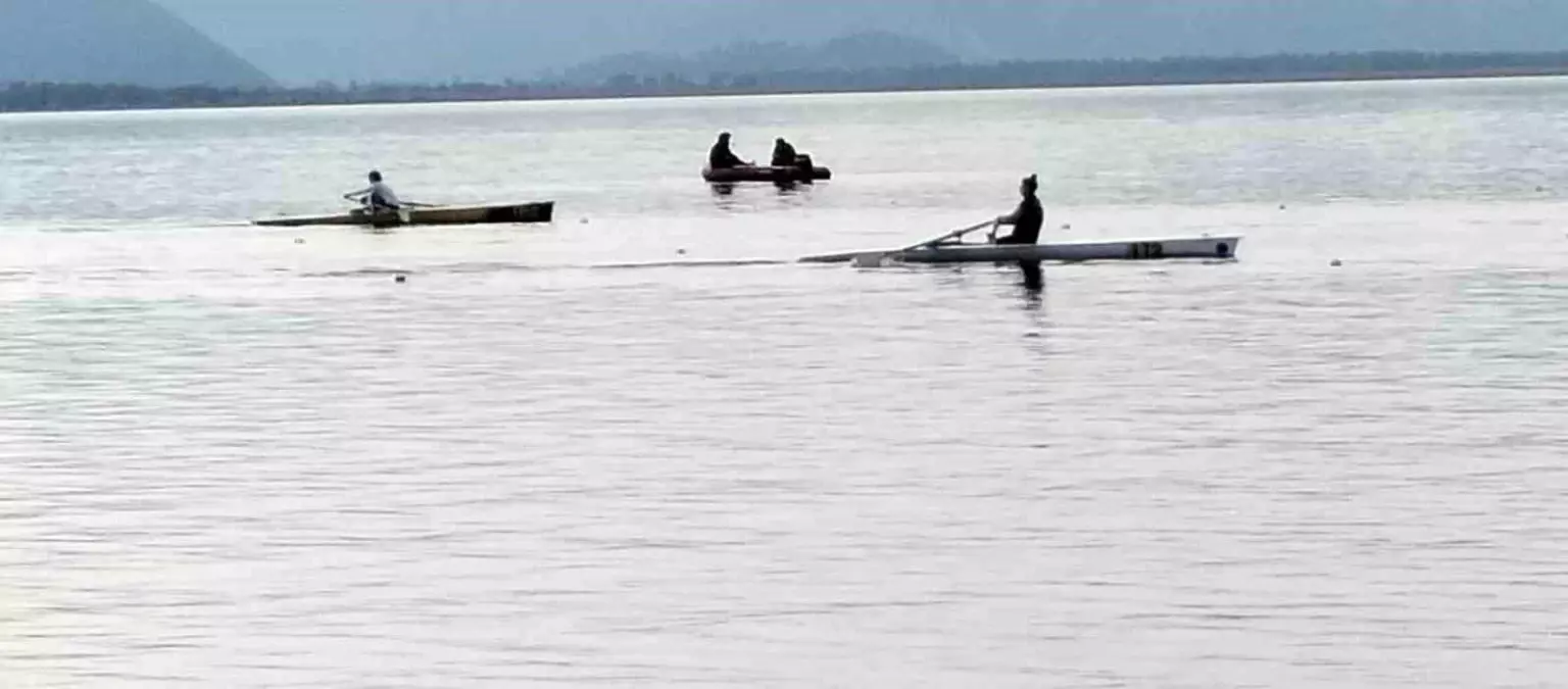 Köyceğiz'de Kürek Milli Takımı seçme testi gerçekleştirildi
