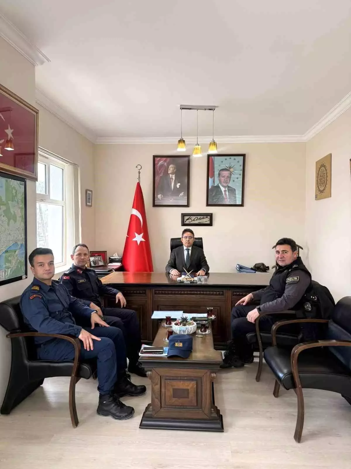 Marmaris'te yeni yıl tedbirleri toplantısı yapıldı