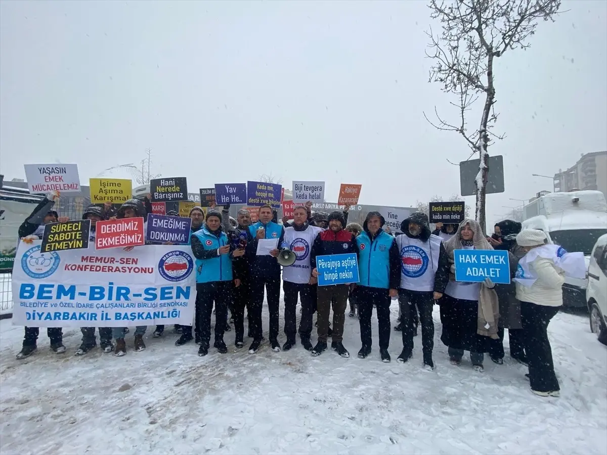 Memur-Sen'den Diyarbakır'da bazı belediyelerde işçilerin işten çıkarılmasına tepki