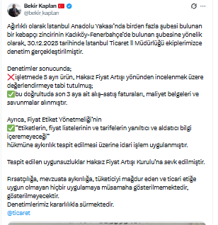 Investigation from the ministry for Bedri Usya, who mocked his customer