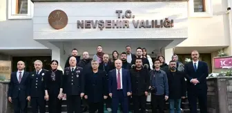 Nevşehir Valisi Fidan basın mensuplarının yeni yılını kutladı