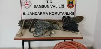 Samsun'da kaçak kazı yapan 3 kişi suçüstü yakalandı