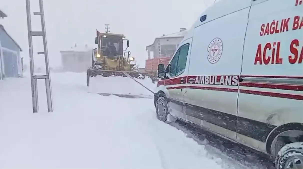 Sivas'ta kar yağışı