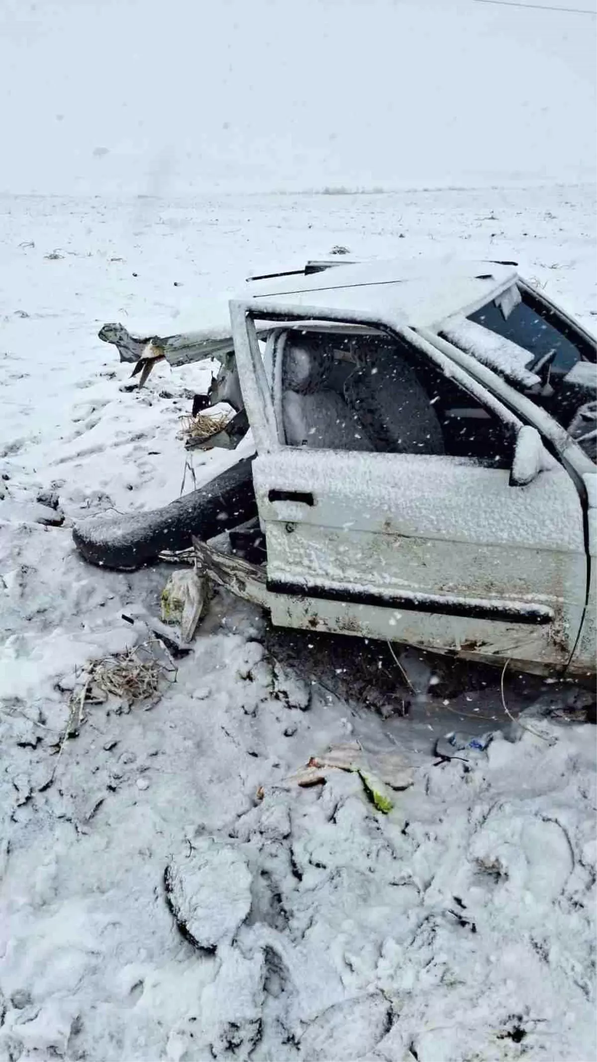 Tomarza'da trafik kazası: 2 yaralı