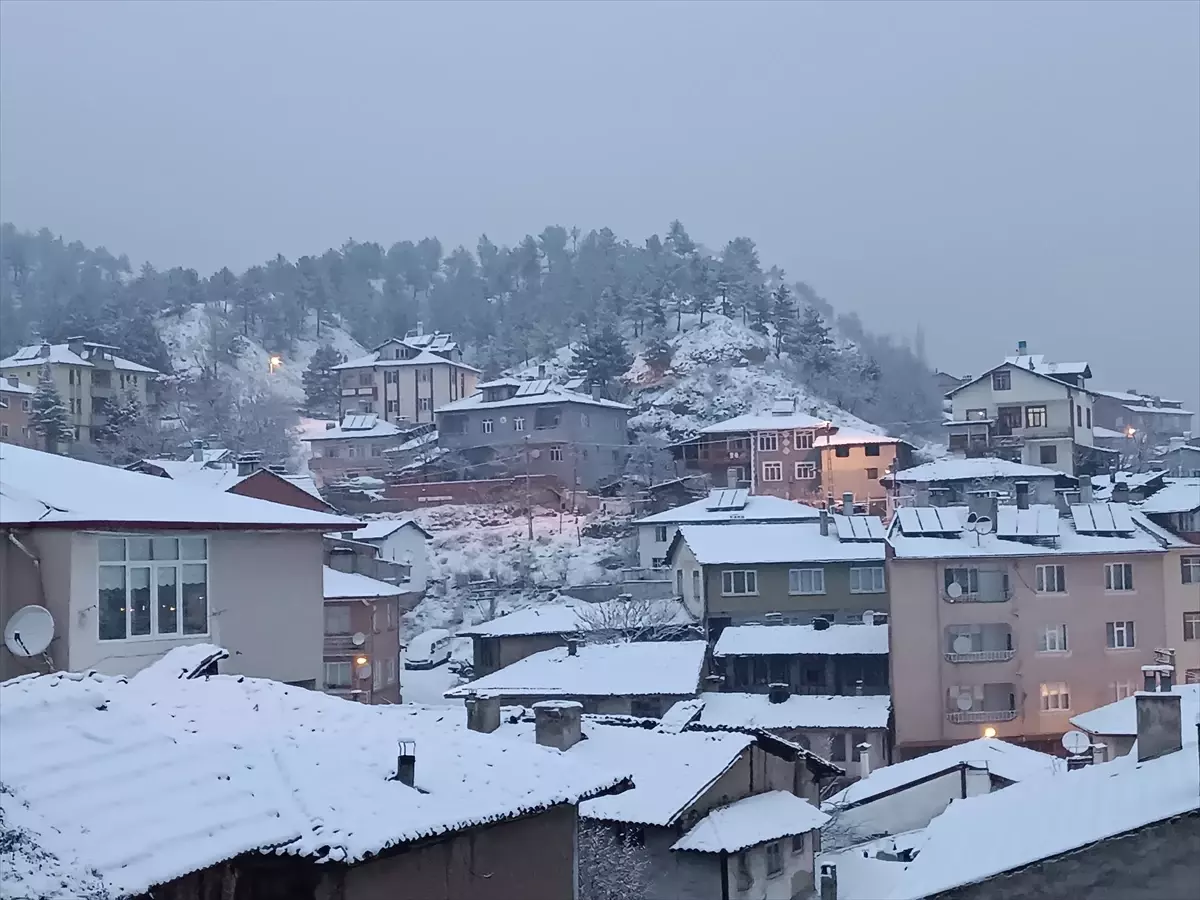 Tosya'da kar yağışı etkili oluyor