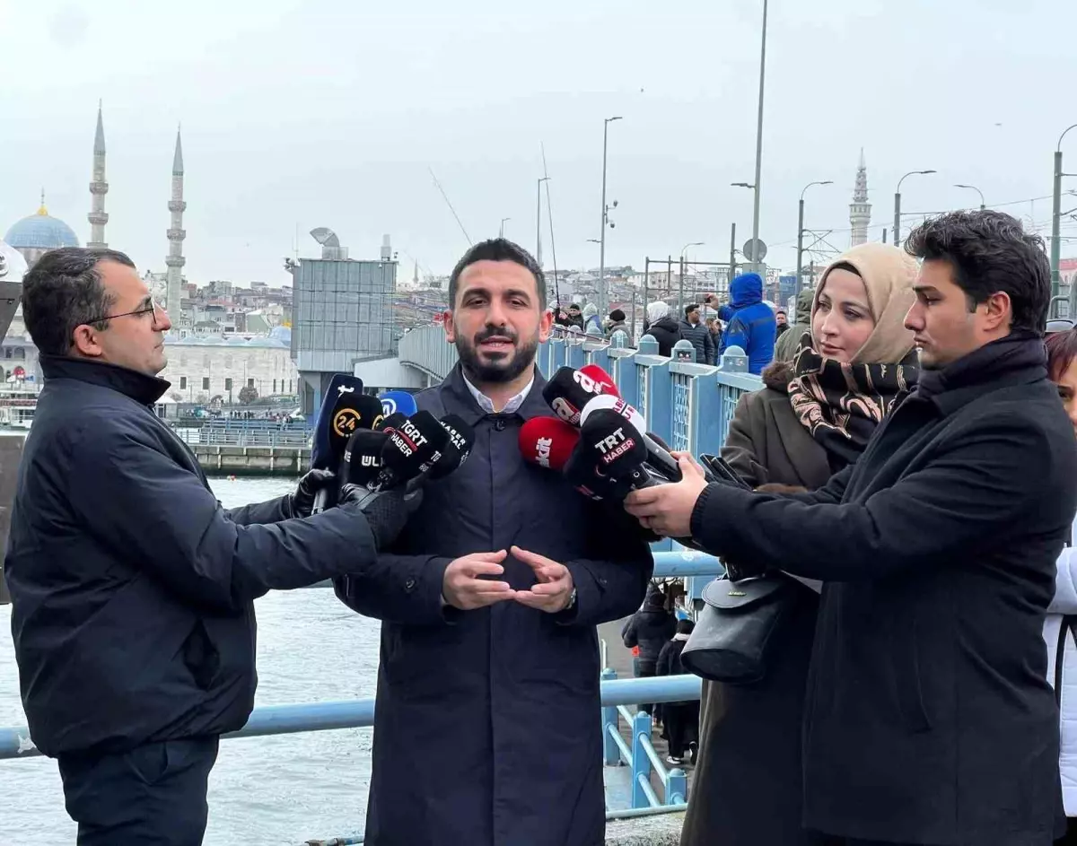 TÜGVA Başkanı Beşinci'den vatandaşlara "Gazze için Galata Köprüsü'nde buluşalım" çağrısı