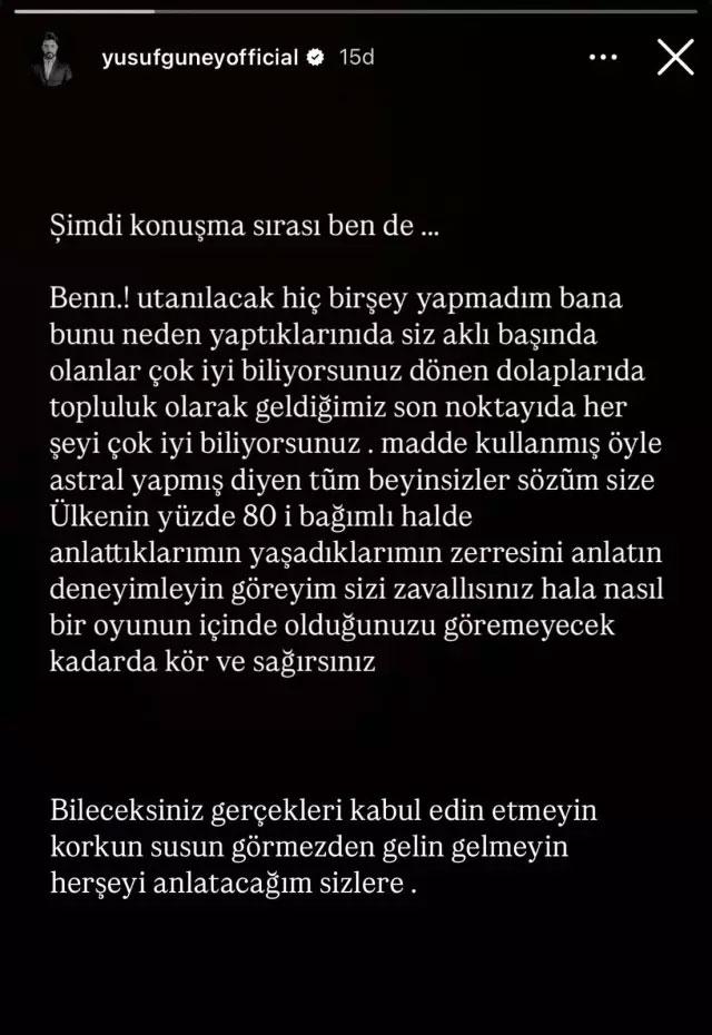 uyusturucu testi pozitif cikan yusuf guney den 19413372 1204 m