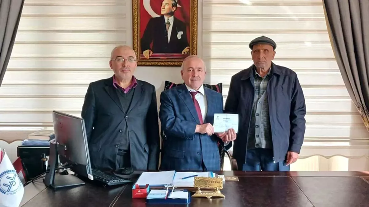 Yatağanlı hayırseverden Filistin'e bağış