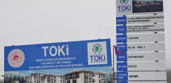 Asarcık'ta yapılan TOKİ konutlarında çalışmalar sürüyor