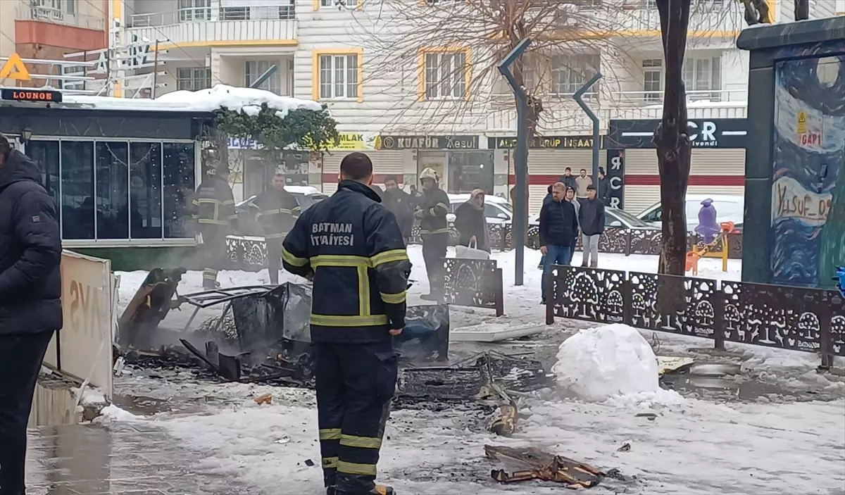 Batman'da bir evde çıkan yangın söndürüldü