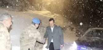 Derecik Kaymakamı Demirci, güvenlik güçlerinin yeni yılını kutladı